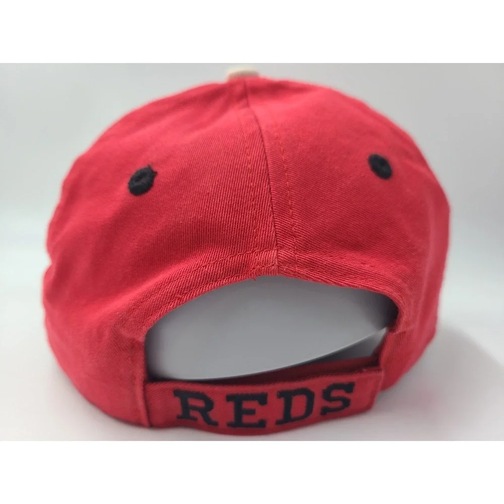 Youth Cincinnati Reds New Era Adjustable Hat Cap Boy Girl MLB Baseball Black Red